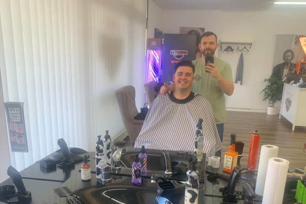 Haarschnitt und Salon-Impression bei Haarley Coiffeur in Ostermundigen