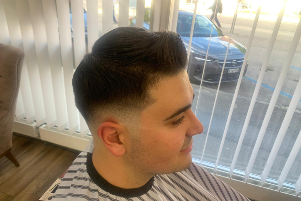 Haarschnitt und Salon-Impression bei Haarley Coiffeur in Ostermundigen